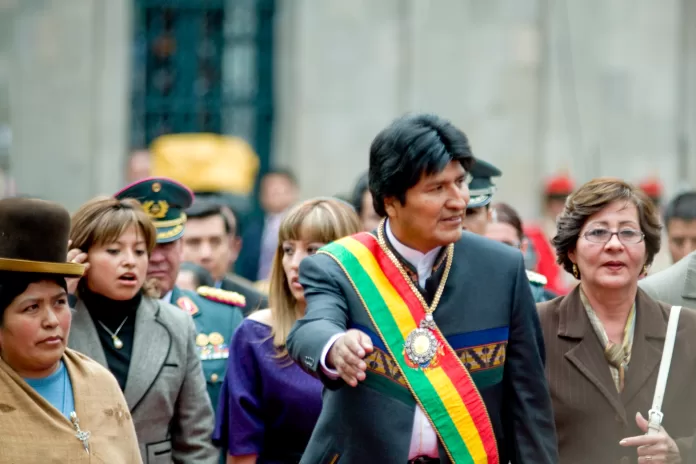 Evo Morales. Foto: Joel Alvarez / Wikimedia Commons (CC BY 3.0)