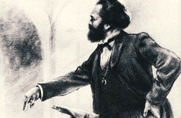 Karl Marx, 1864. Foto: Public domain.