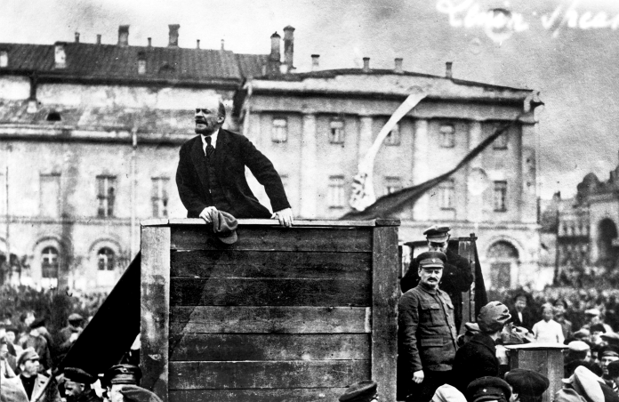 Lenins internationalism gick så långt att han till och med var beredd att offra den ryska revolutionen för en lyckad revolution i Tyskland, han var inte bara internationalist i ord, utan också i handling. Foto: Public domain