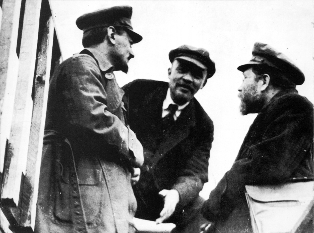 Trotskij och Lenin 1920.