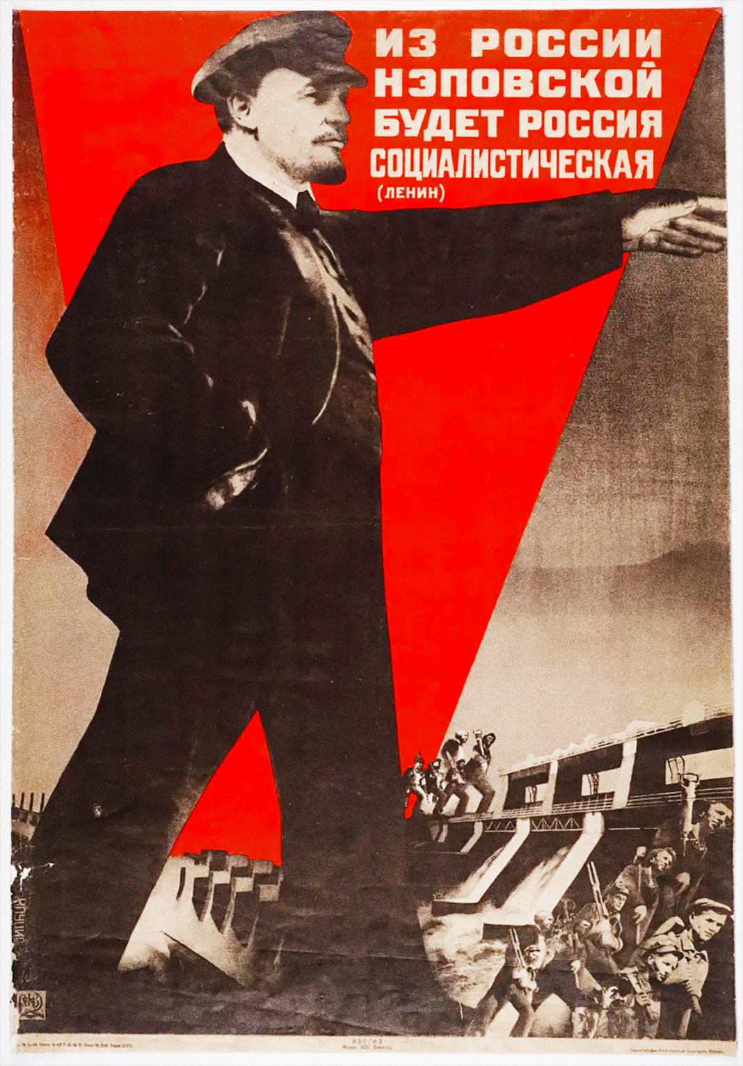 ”Genom NEP kommer Ryssland bli det socialistiska Ryssland”, 1921.