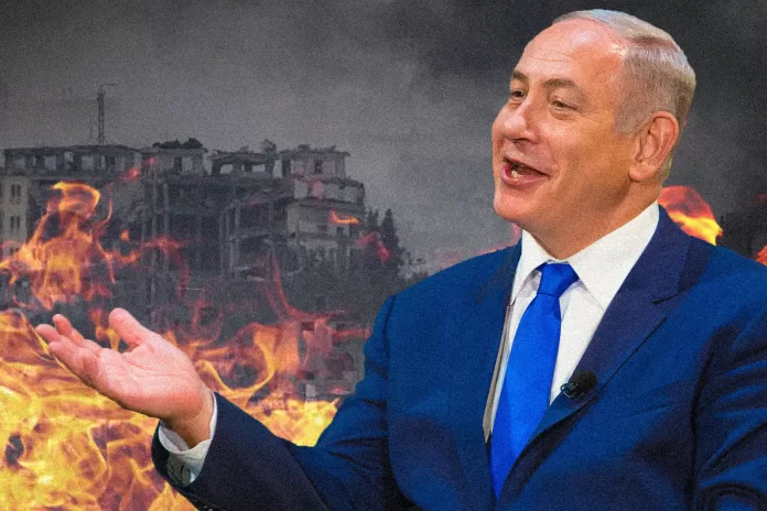 Netanyahu kallar bombningarna ett 