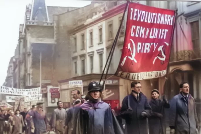 Revolutionary Communist Party 1-maj marsch, 1947