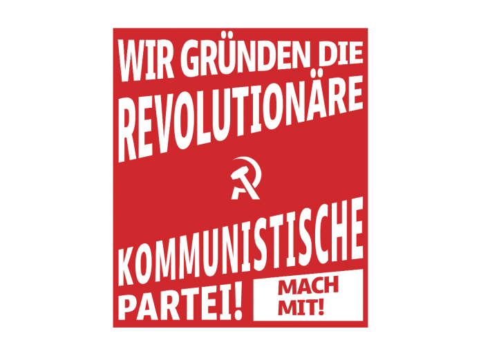 RKP-Schweiz affisch för grundandet av partiet