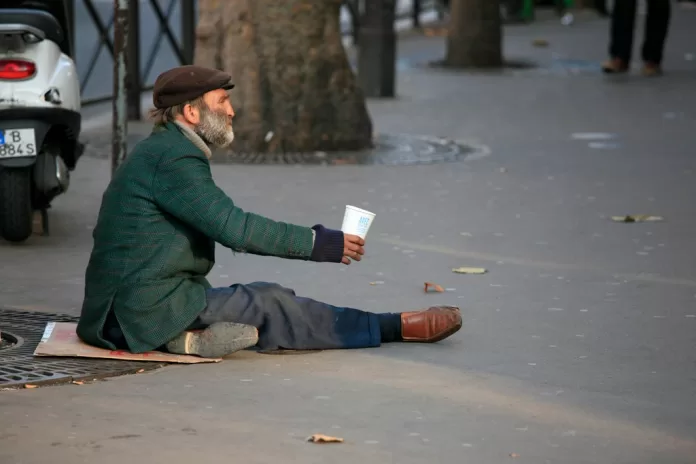 Hemlösa i Paris