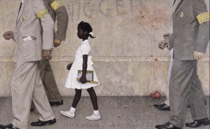 The problem we all live with - Norman Rockwell