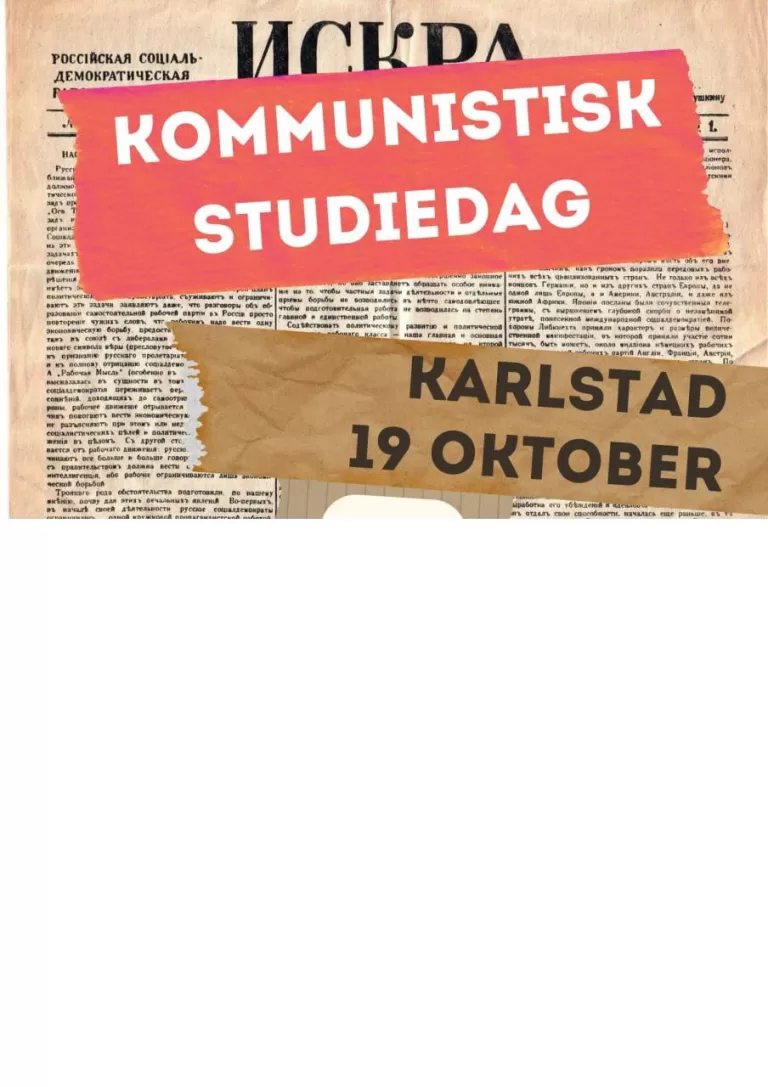 KOMMUNISTISK STUDIEDAG