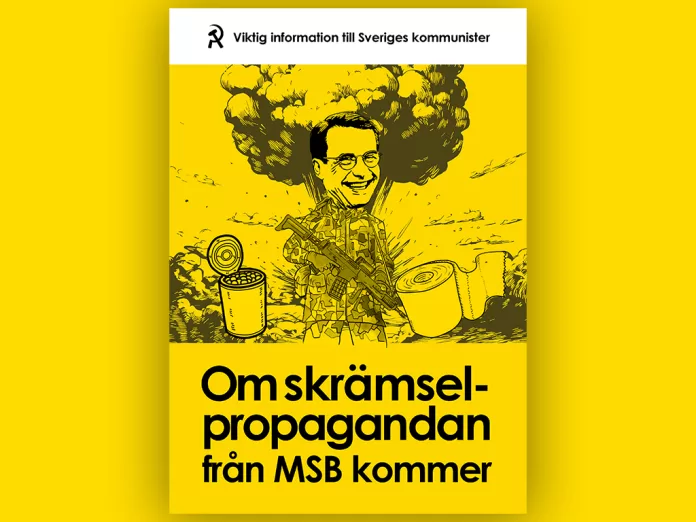 Skrämselpropaganda från MSB