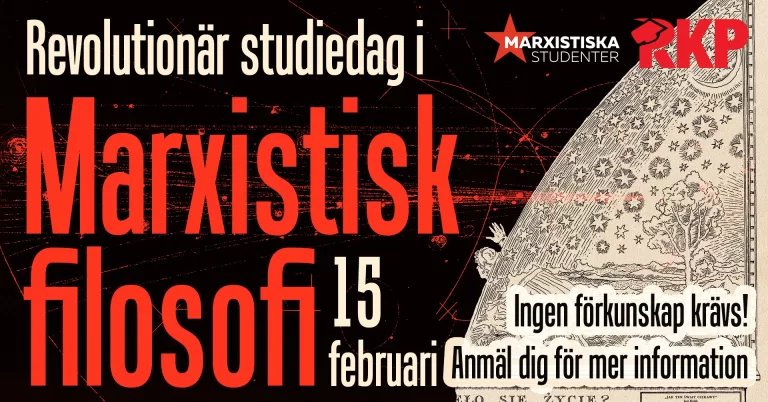 Revolutionär studiedag i Marxistisk filosofi