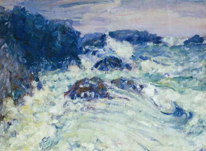 Rough Sea, Morestil (1900), John Peter Russell