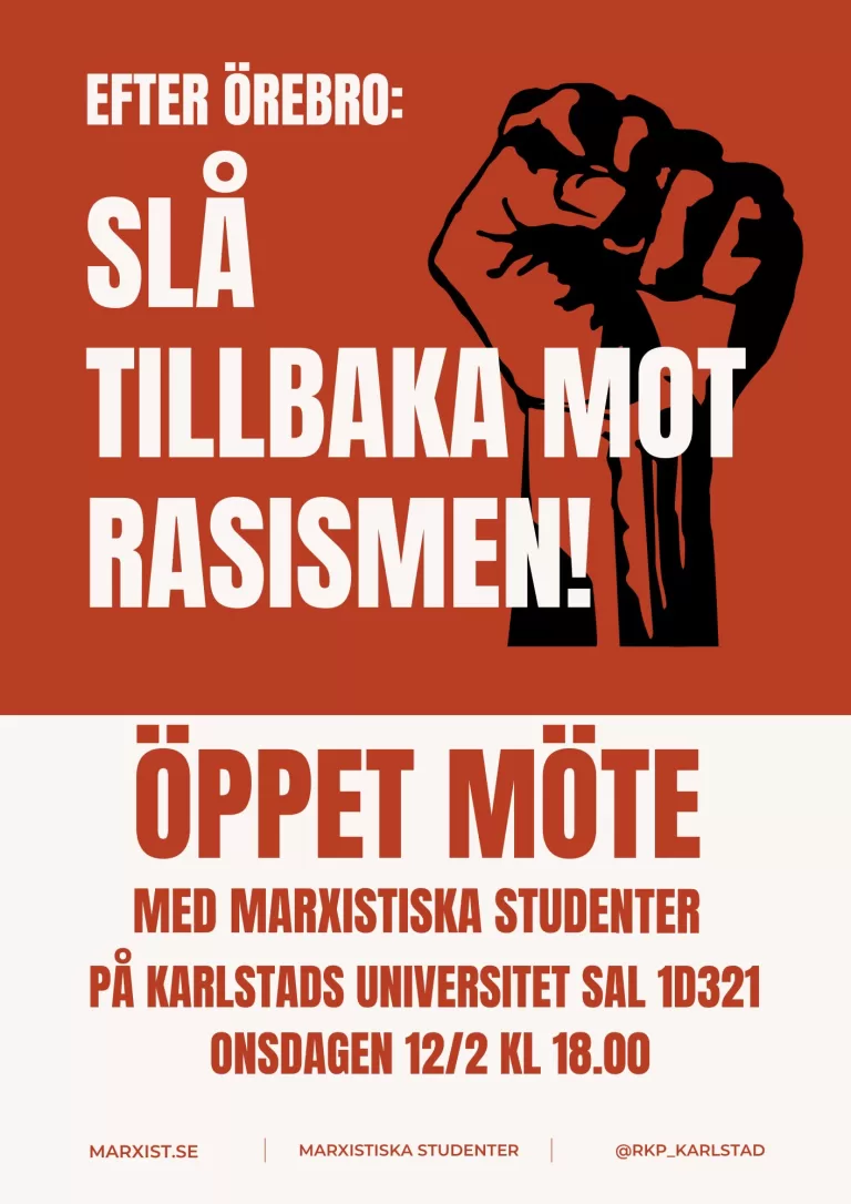 Öppet möte: Slå tillbaka mot rasismen!