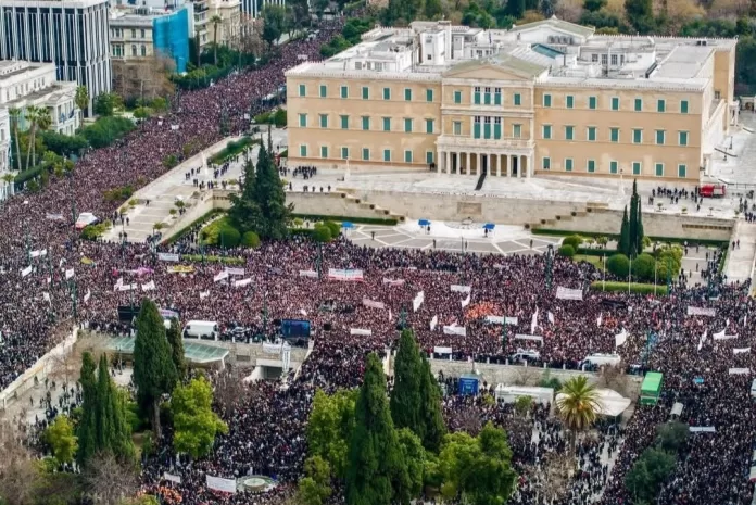 Grekland protest 2025