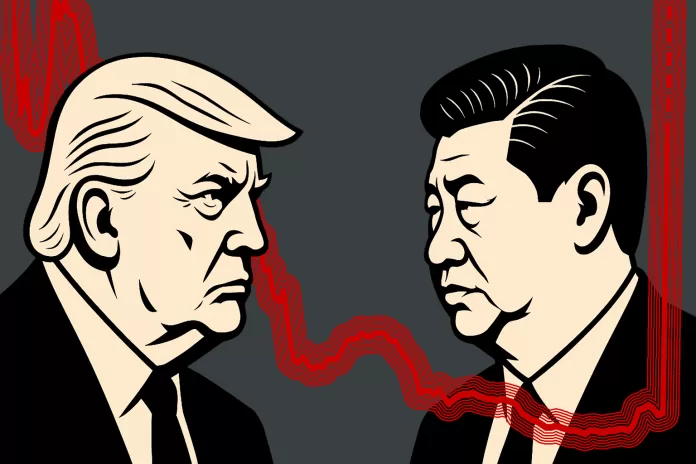 Trump och Xi Jingping