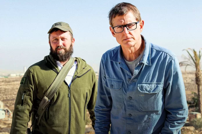 Louis Theroux och den judiska bosättaren från Texas. Israel Palestina