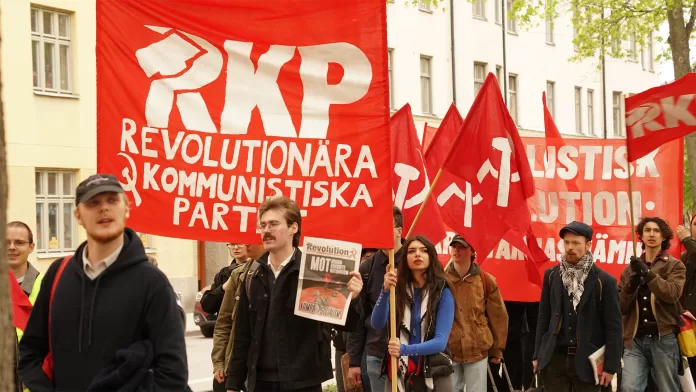Demonstration stockholm första maj