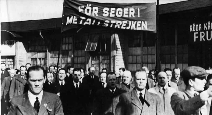 Demonstration i Göteborg den 8 april med över 8000 deltagare. /Bild: Wikimedia commons