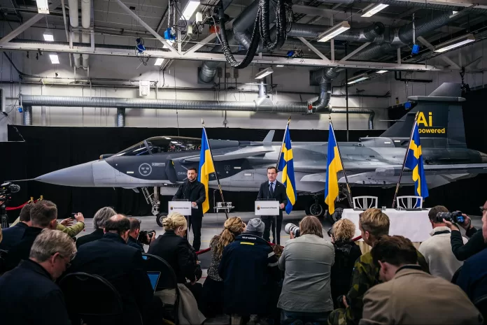 Ulf säljer JAS gripen till Zelenskyj
