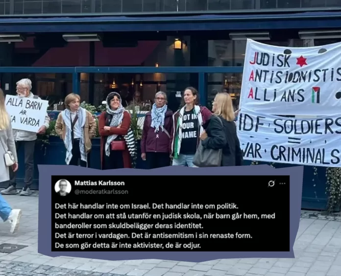 Mattias Karlsson kallar demonstranter för odjur
