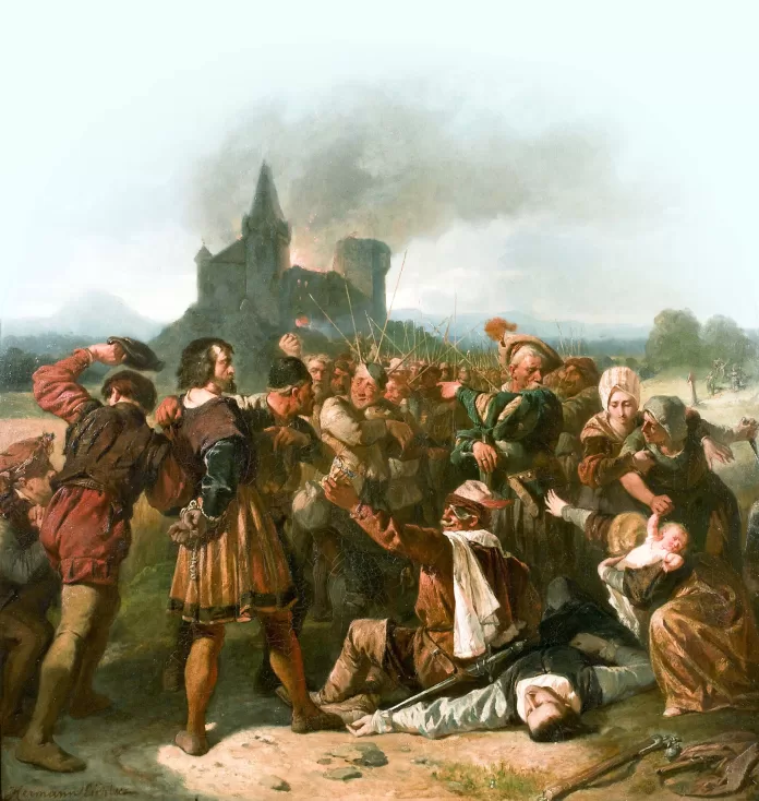 Eichler Tyska bondekriget tavla