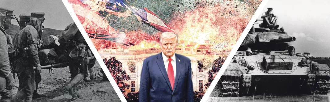 Kriget mot Iran ser på alla sätt ut att bli en katastrof. Och Trumps ständigt skiftande krigsmål skiftar från det osannolika till det absurda.