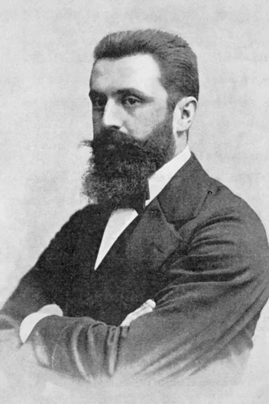 ”Dreyfusaffären” spelade en viktig roll när den kosmopolitiske, borgerligt intellektuelle juden Theodor Herzl (1860–1904), konverterade till sionismen. / Bild: public domain