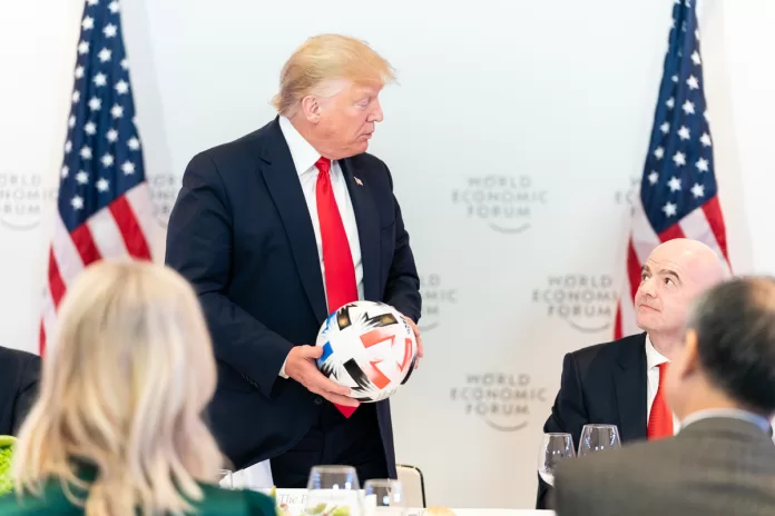 Trump och Gianni Infantino