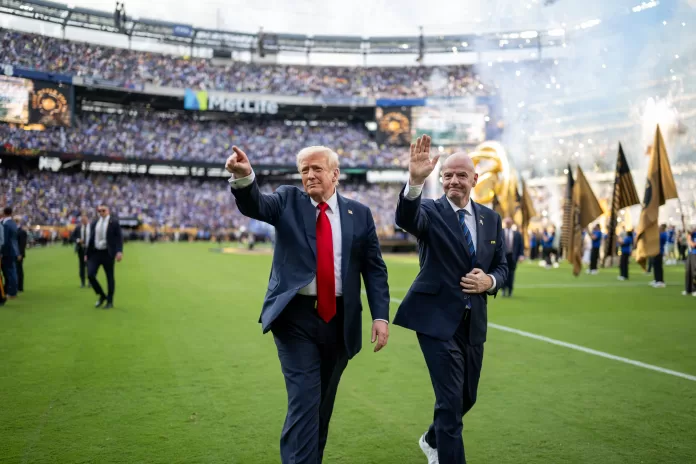 VM fotboll Trump infantino 2026