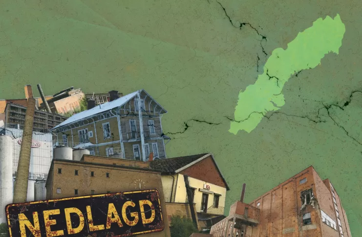 Landsbygden Bruksort Land Stad Nedlagd Nerläggning
